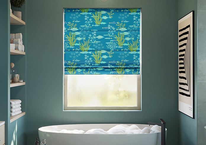 Shallows, Aquarius - Motorised Roman Blind - Image 3